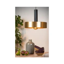 Lucide GIADA - Hanglamp - Ø 50 cm - 1xE27 - Mat Goud / Messing New