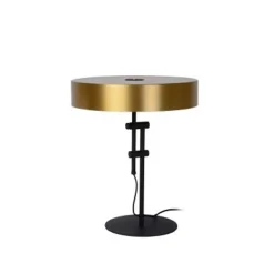Lucide GIADA - Tafellamp - Ø 40 cm - 2xE27 - Mat Goud / Messing Discount