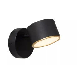 Lucide GIAN - Wandlamp - LED Dimb. - Zwart New