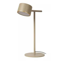 Lucide GIAN Tafellamp-Taupe-LED Dimb.-8W-2700K-12V-Metaal Hot