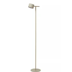 Lucide GIAN Vloerlamp-Taupe-LED Dimb.-8W-2700K-12V-Metaal Hot