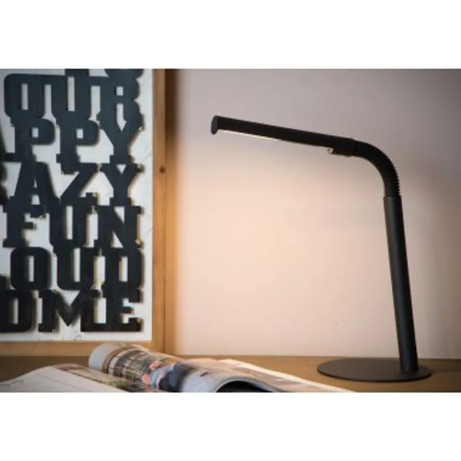 Lucide GILLY - Bureaulamp - LED - 1x3W 2700K - Zwart