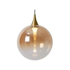 Lucide GISELA Hanglamp-Amber-Ø16-LED-3,6W-2700K-Glas Discount