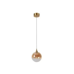 Lucide GISELA Hanglamp-Amber-Ø16-LED-3,6W-2700K-Glas Discount