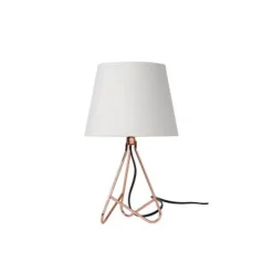 Lucide GITTA - Tafellamp - Ø 17 cm - 1xE14 - Koper Best