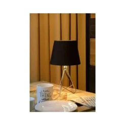 Lucide GITTA - Tafellamp - Ø 17 cm - 1xE14 - Chroom Hot