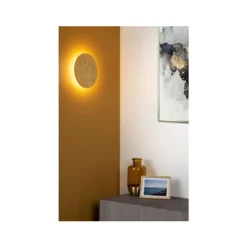 Lucide GLIMPSE - Wandlamp - Ø 22 cm - LED - 1x5W 3000K - Mat Goud / Messing Sale