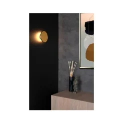 Lucide GLIMPSE - Wandlamp - Ø 14 cm - LED - 1x5W 3000K - Mat Goud / Messing Best
