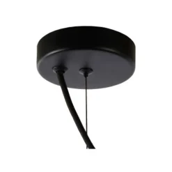 Lucide GLORIO Hanglamp-Zwart-Ø45-1xE27-60W-Glas Best