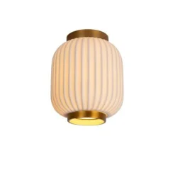 Lucide GOSSE - Plafonnière - Ø 19 cm - 1xE27 - Wit Discount