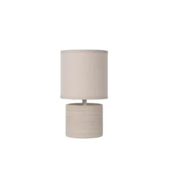 Lucide GREASBY - Tafellamp - Ø 14 cm - 1xE14 - Beige Online