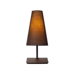 Lucide GREGORY Bedlamp-Zwart-1xE27-60W-Met USB oplaadpunt Discount