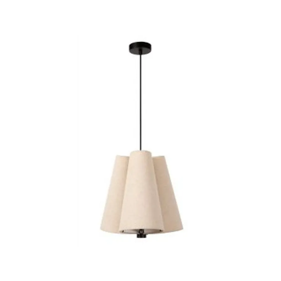 Lucide GREGORY Hanglamp-Beige-Ø34,3-3xE27-60W-Staal Discount