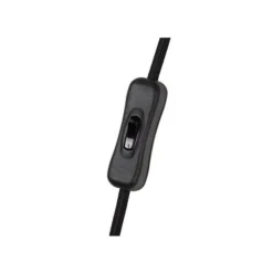 Lucide HANNELOR. Tafellamp-Zwart-Ø25-1xE27-40W-Metaal Hot