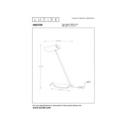 Lucide HESTER - Bureaulamp - GU10 - Wit Online