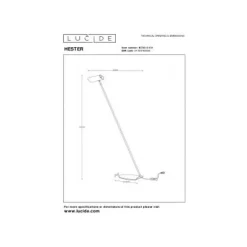 Lucide HESTER - Leeslamp - GU10 - Wit Clearance