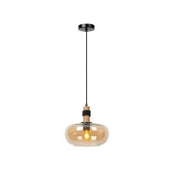 Lucide ILONA Hanglamp-Amber-Ø30-1xE27-40W-Glas Best