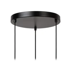 Lucide ILONA Hanglamp-Zwart-3xE27-40W-Glas Clearance