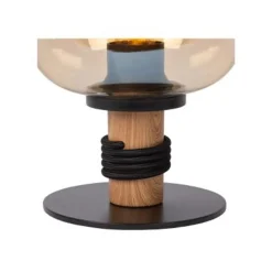 Lucide ILONA Tafellamp-Amber-Ø18-1xE27-40W-Glas New