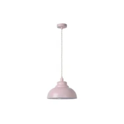 Lucide ISLA - Hanglamp - Ø 29 cm - 1xE14 - Roze