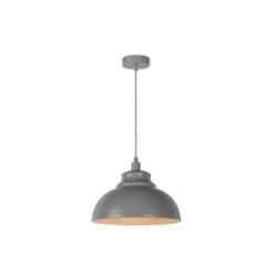 Lucide ISLA - Hanglamp - Ø 29 cm - 1xE14 - Grijs Discount