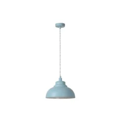Lucide ISLA - Hanglamp - Ø 29 cm - 1xE14 - Pastel blauw Discount