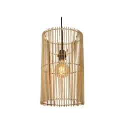 Lucide JANTINE - Hanglamp - Ø 26 cm - 1xE27 - Licht hout Hot