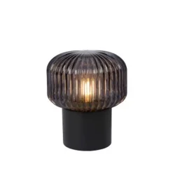 Lucide JANY - Tafellamp - Ø 16 cm - 1xE14 - Zwart Discount