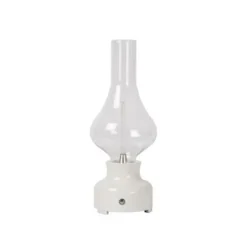 Lucide JASON Tafellamp-Wit-LED Dimb.-2W-3000K-3 StepDim Clearance
