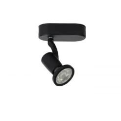 Lucide JASTER-LED - Plafondspot - LED - GU10 - 1x5W 2700K - Zwart Outlet