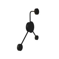 Lucide JAYDEN Wandlamp-Zwart-LED-3,3W-3000K-Alumin. Outlet