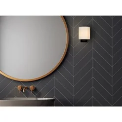 Lucide JELTE - Wandlamp Badkamer - Ø 12 cm - 1xG9 - IP44 - Zwart Online