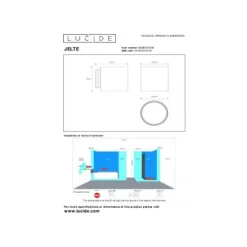 Lucide JELTE - Wandlamp Badkamer - Ø 12 cm - 1xG9 - IP44 - Zwart Online