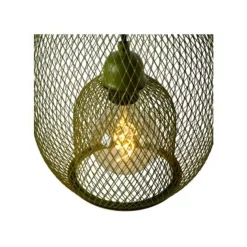 Lucide JERREL - Hanglamp - Ø 25 cm - 1xE27 - Groen Best