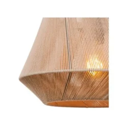 Lucide JESSICA Hanglamp-Grijs-1xE27-60W-Katoen Outlet