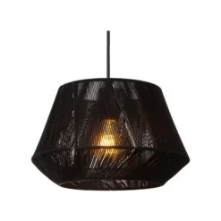 Lucide JESSICA Hanglamp-Zwart-Ø35,5-3xE27-60W-Katoen Sale