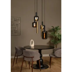 Lucide JOANET - Hanglamp - Ø 65 cm - 4xE27 - Messing Discount