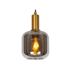 Lucide JOANET Hanglamp-Fumé-Ø16-1xE27-40W-Glas Outlet