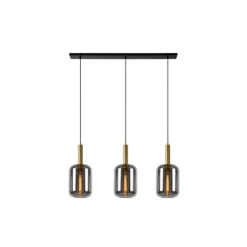 Lucide JOANET Hanglamp-Fumé-3xE27-40W-Glas Best