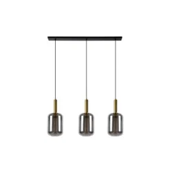 Lucide JOANET Hanglamp-Fumé-3xE27-40W-Glas Best