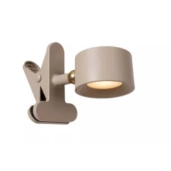 Lucide JOLAN - Oplaadbare Bureaulamp - Accu/Batterij - LED Dim to warm - 1x3,5W 2700K/5700K - Taupe