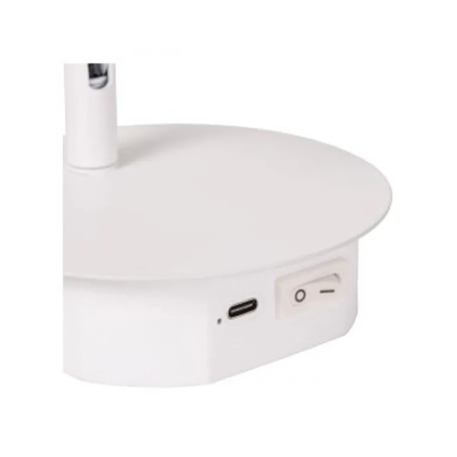 Lucide JOLIJN Bedlamp-Wit-Ø10,2-LED-2W-3000K