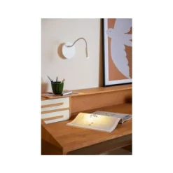 Lucide JOLIJN Bedlamp-Wit-Ø11-LED-2W-3000K Sale