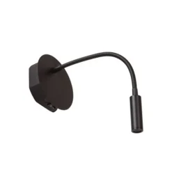 Lucide JOLIJN Bedlamp-Zwart-Ø11-LED-2W-3000K Discount