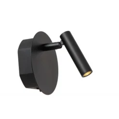 Lucide JOLIJN Bedlamp-Zwart-Ø10,2-LED-2W-3000K Outlet