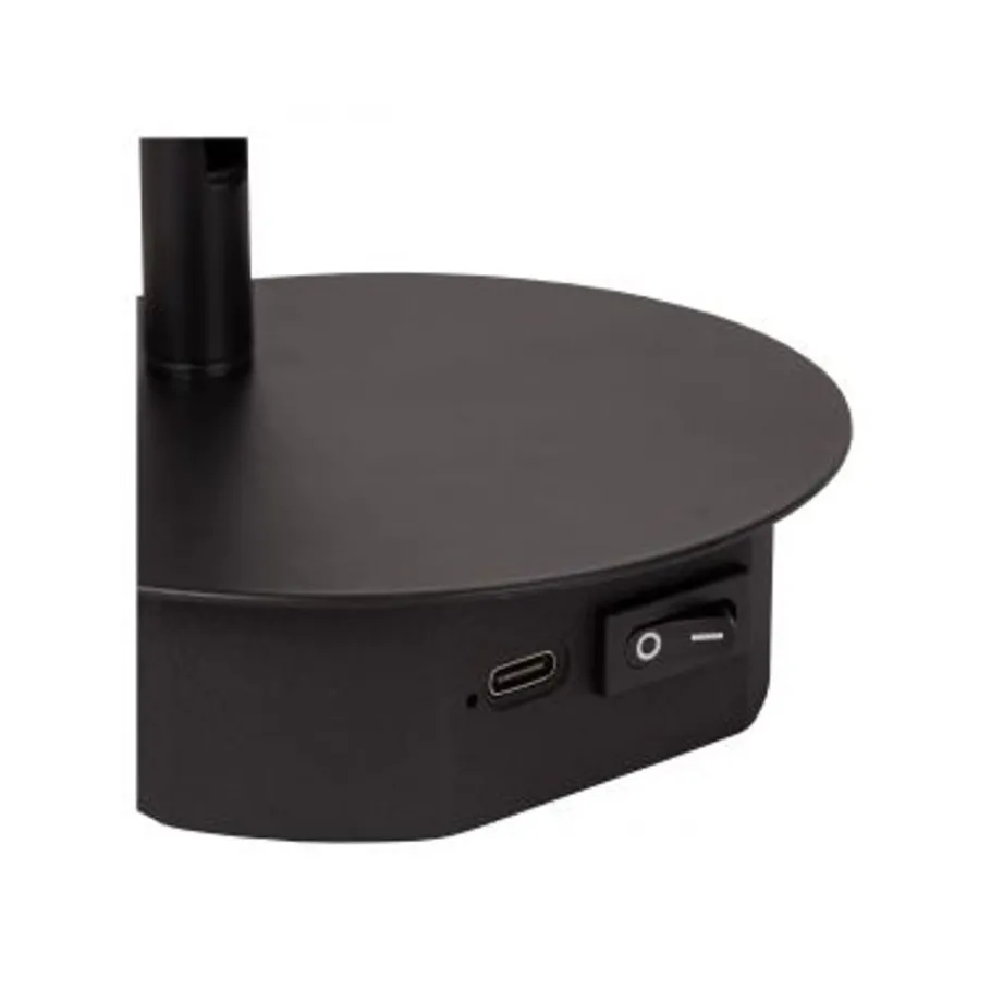 Lucide JOLIJN Bedlamp-Zwart-Ø10,2-LED-2W-3000K Outlet
