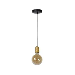 Lucide JOVA - Hanglamp - Ø 4,6 cm - 1xE27 - Mat Goud / Messing Outlet