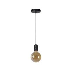 Lucide JOVA - Hanglamp - Ø 4,6 cm - 1xE27 - Zwart Sale