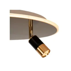 Lucide JUBEL Plafonnière-Mat Go.-Ø48-LED Dimb.-5W-2700K Discount