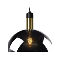 Lucide JULIUS Hanglamp 1x E27 Ø 20cm Smoke Glas Hot